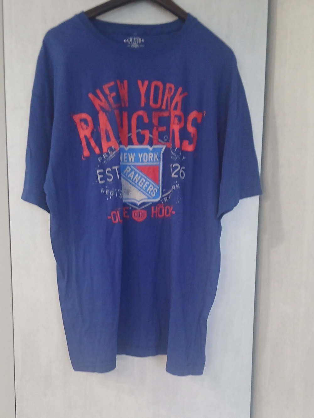 Blue New York Rangers Graphic Tee